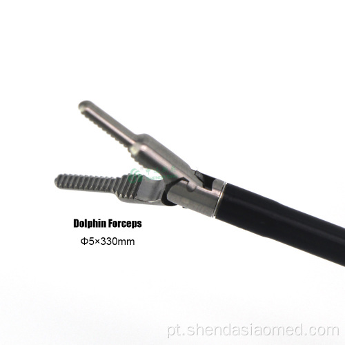 Instrumentos de laparoscopia Dolphin grasper forceps tipo F